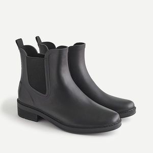 J Crew Chelsea Matte Rainboots Size 9